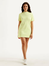 Load image into Gallery viewer, Women's Solid Light Green Collar Neck Dress