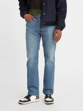 Load image into Gallery viewer, Men's 501 Light Indigo Regular Fit Button Fly Jeans