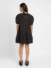 Load image into Gallery viewer, Women's Floral Print Round Neck Dress