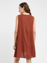 Load image into Gallery viewer, Women's Solid Round Neck Dress