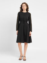 Load image into Gallery viewer, Women's Solid V Neck Dress
