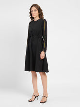 Load image into Gallery viewer, Women's Solid V Neck Dress