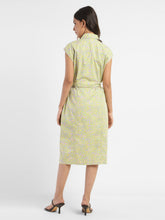 Load image into Gallery viewer, Women's Printed Spread Collar Dress