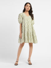 Load image into Gallery viewer, Women's Floral Print V Neck Dress