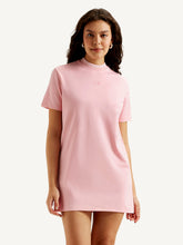 Load image into Gallery viewer, Women&#39;s Solid Light Pink Collar Neck Dress
