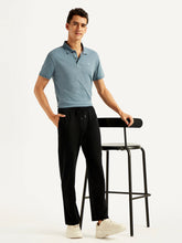 Load image into Gallery viewer, Men&#39;s Black Relaxed Fit Track Pants
