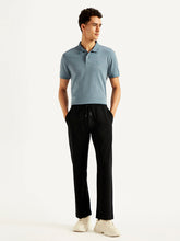 Load image into Gallery viewer, Men&#39;s Black Relaxed Fit Track Pants
