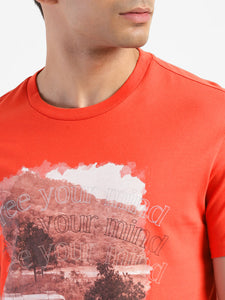 Men's Graphic Print Slim Fit T-shirt