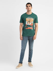 Men's Graphic Print Slim Fit T-shirt