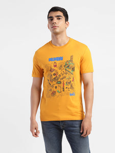 Men's Graphic Print Slim Fit T-shirt