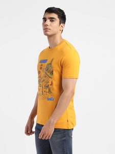 Men's Graphic Print Slim Fit T-shirt