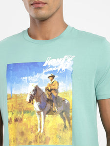Men's Graphic Printed Regular Fit T-shirt