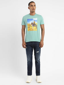 Men's Graphic Printed Regular Fit T-shirt
