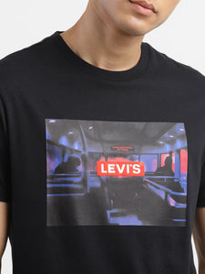 Men's Graphic Print Round Neck T-shirt