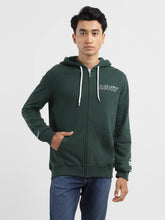 Load image into Gallery viewer, Men&#39;s Brand Logo Dark Green Hooded Sweatshirt
