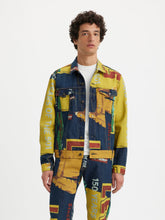 Load image into Gallery viewer, Men&#39;s Colorblock Collar Neck Denim Jacket
