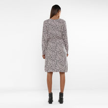 Load image into Gallery viewer, Women&#39;s Abstract Print Round Neck Dress
