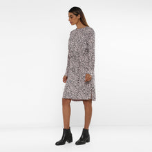 Load image into Gallery viewer, Women&#39;s Abstract Print Round Neck Dress
