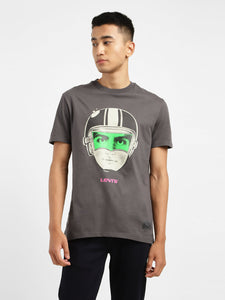Men's Graphic Print Slim Fit T-shirt