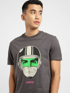 Men's Graphic Print Slim Fit T-shirt