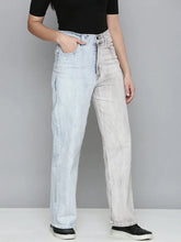 Load image into Gallery viewer, Levi&#39;s x Deepika Padukone Dual Coloured High Loose Jeans
