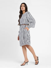 Load image into Gallery viewer, Women&#39;s Striped Round Neck Dress
