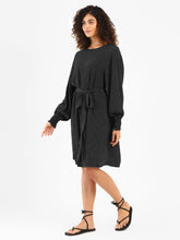 Load image into Gallery viewer, Women&#39;s Solid Round Neck Dress
