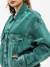 Load image into Gallery viewer, Levi&#39;s x Deepika Padukone Emerald Trucker Jacket
