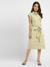 Load image into Gallery viewer, Women&#39;s Printed Spread Collar Dress
