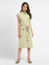 Load image into Gallery viewer, Women&#39;s Printed Spread Collar Dress
