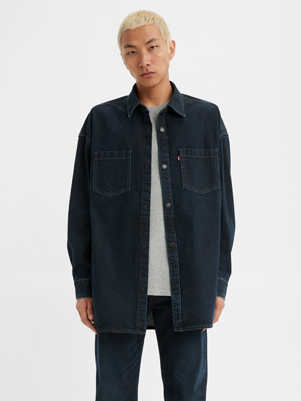 Men's Solid Spread Collar Jackets