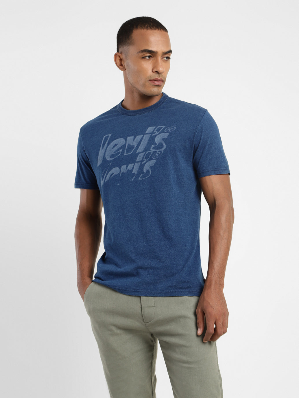 Men's Brand Logo Regular Fit T-shirt
