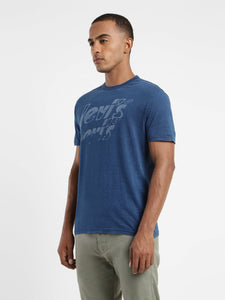 Men's Brand Logo Regular Fit T-shirt