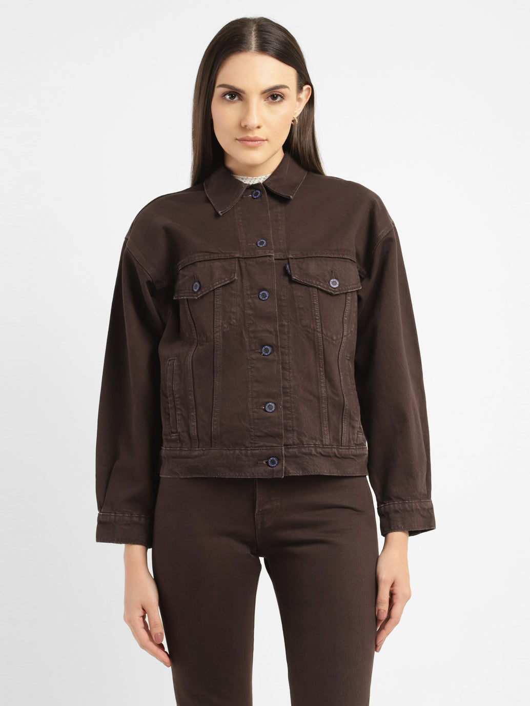 Levi's X Deepika Padukone 501 Originals Brown Denim Jacket