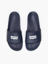 Load image into Gallery viewer, Men&#39;s Blue Batwing Slides

