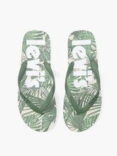 Load image into Gallery viewer, Men&#39;s Green Printed Flip-Flops
