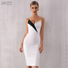 Load image into Gallery viewer, ADYCE Sexy Sleeveless V Neck Elegant Celebrity Evening Party Runway Dress - Y4333
